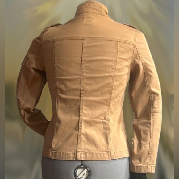 Wmns “Kensi Jeans”, military/safari style jacket. Wmns Sz 10 - Picture 3 of 4